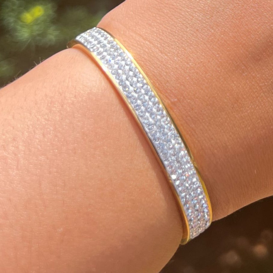 White Diamond Bangle