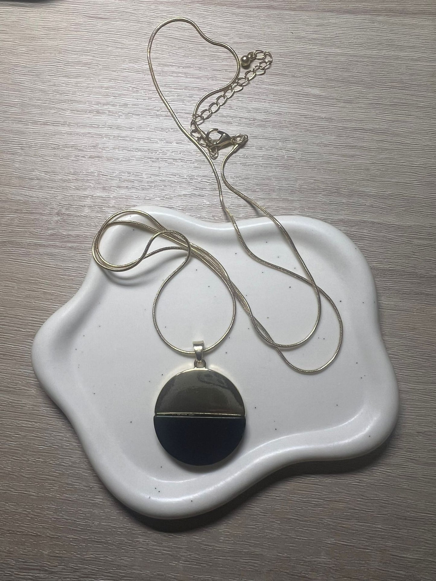 Round Black Necklace