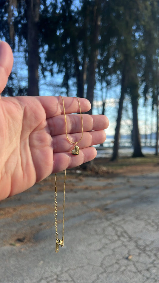 Heart Art Necklace